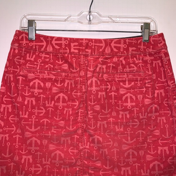 Vineyard Vines Corduroy Anchor Print Mini Skirt - Picture 4 of 7